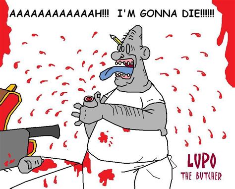 cartoon lupo|lupo the butcher facts.